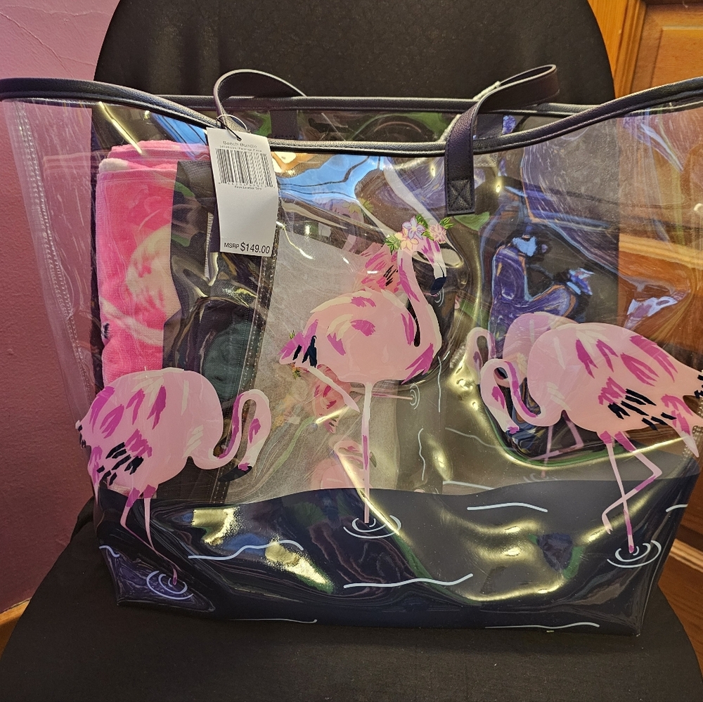 Vera Bradley Flamingo Beach Bundle, nwt